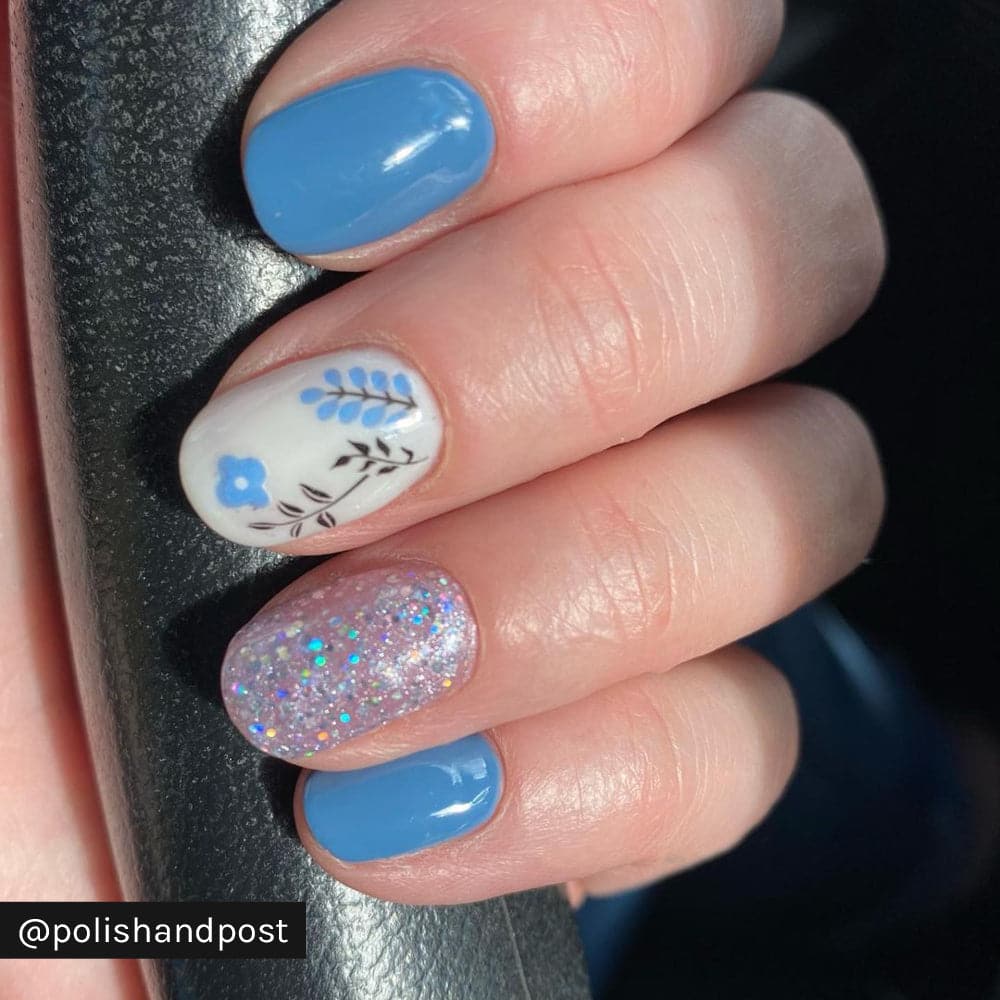 Gelous Blue Haze gel nail polish - Instagram Photo