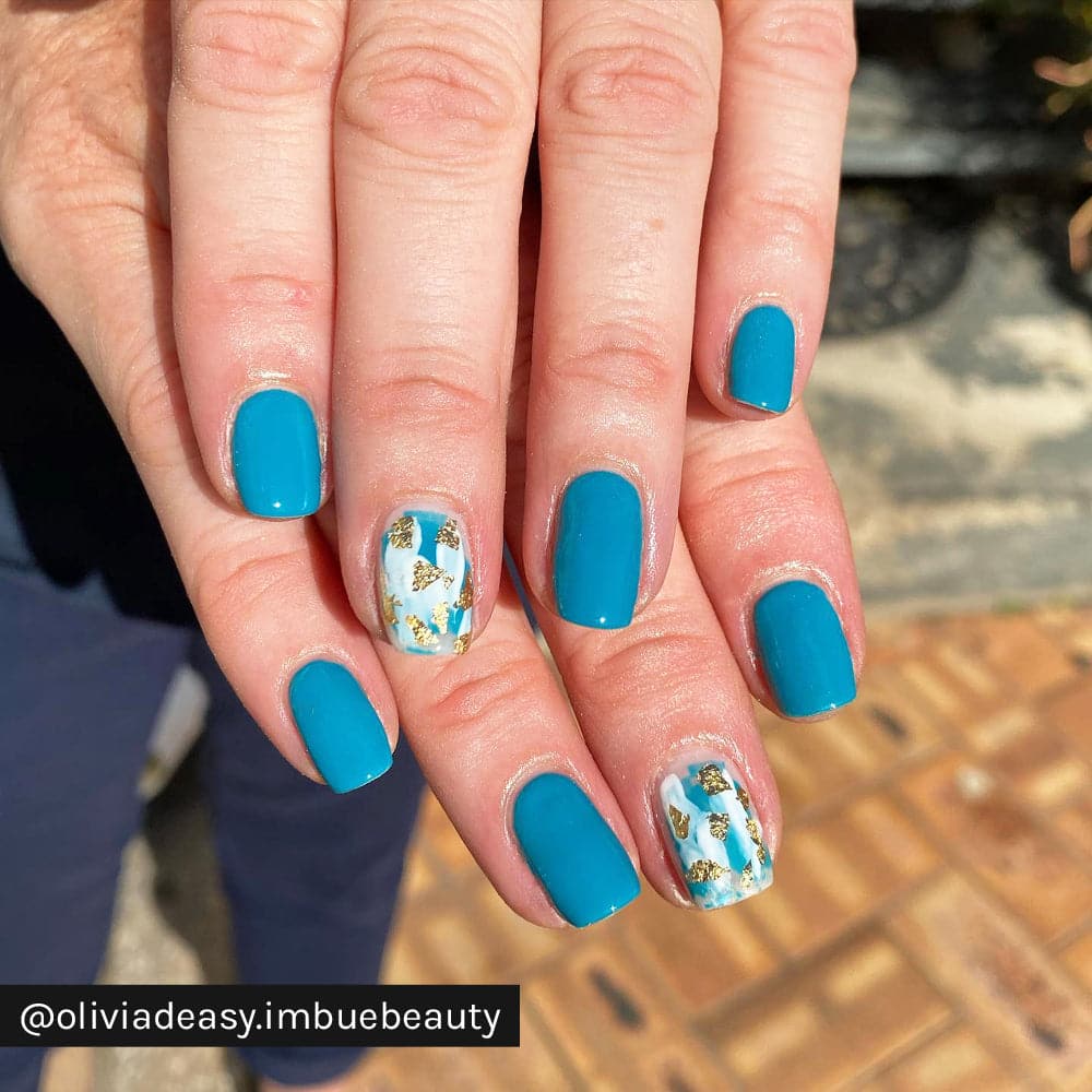 Gelous Blue Jean Baby gel nail polish - Instagram Photo