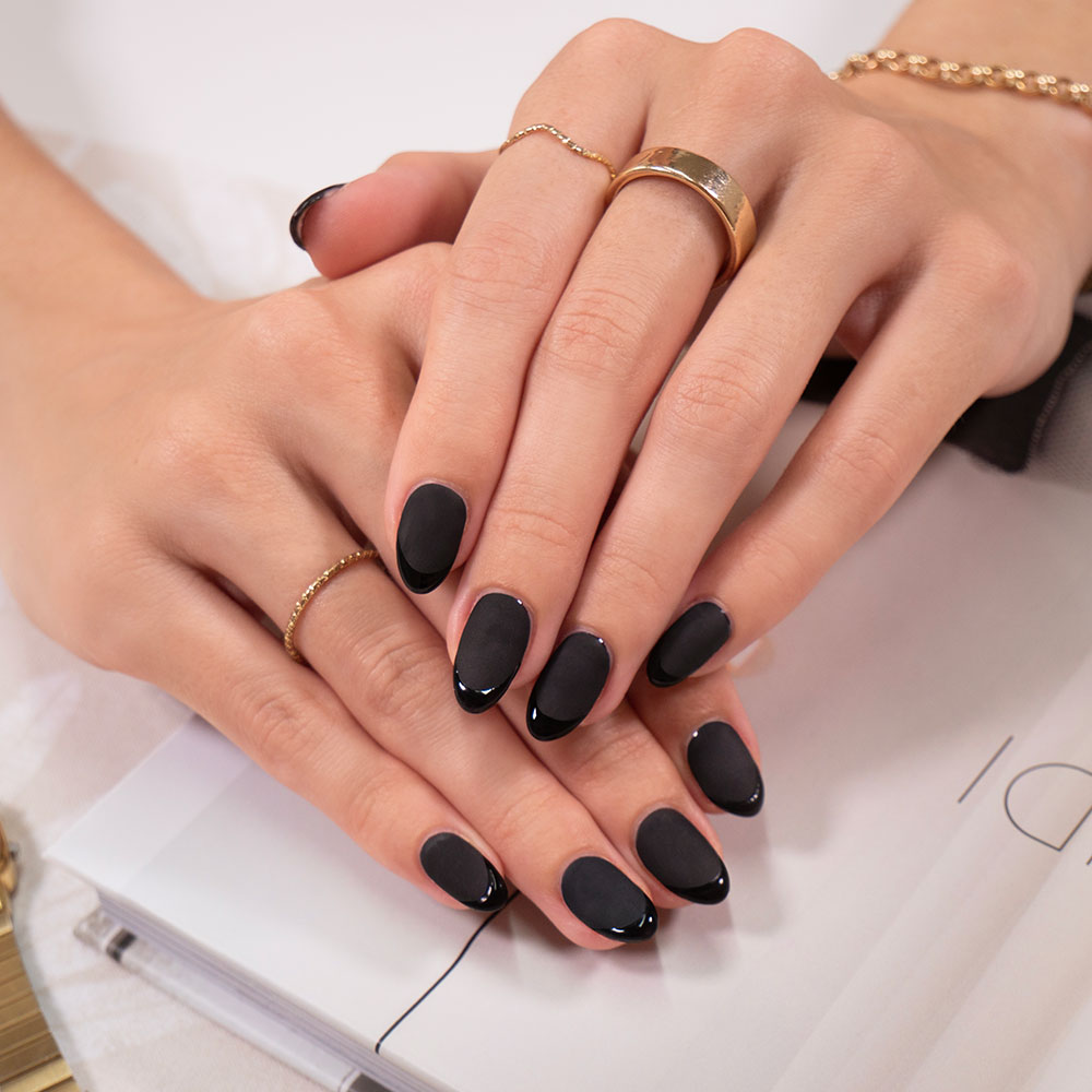 Gelous Black Out HEMA & TPO-Free gel nail polish - photographed in New Zealand
