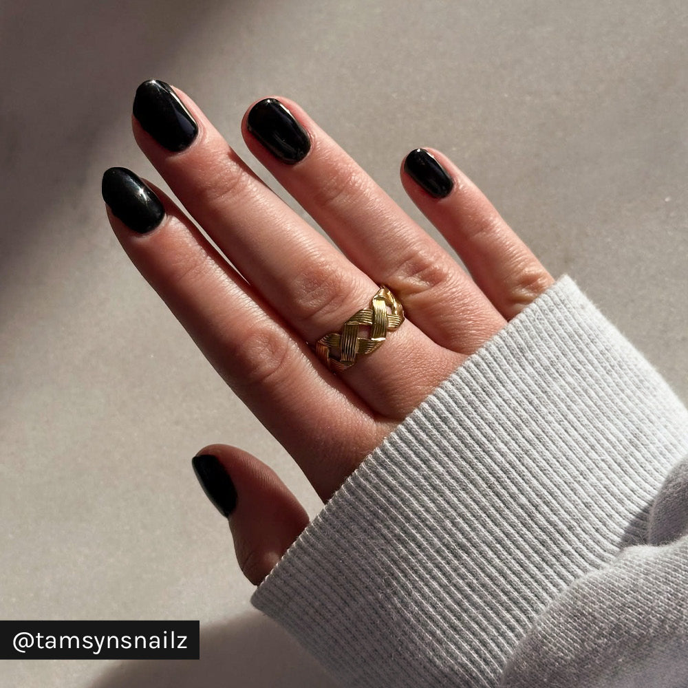 Gelous Black Out gel nail polish - Instagram Photo