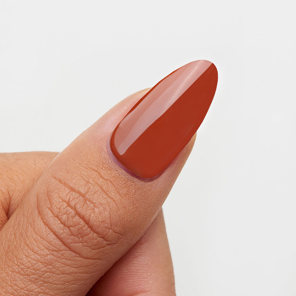 Gelous Burning Bridges gel nail polish swatch - photographed in New Zealand