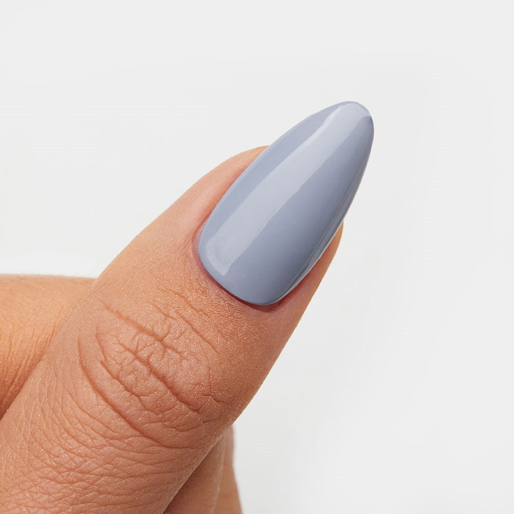 Gelous Better Slate Than Never HEMA & TPO Free gel nail polish swatch - photographed in New Zealand on model