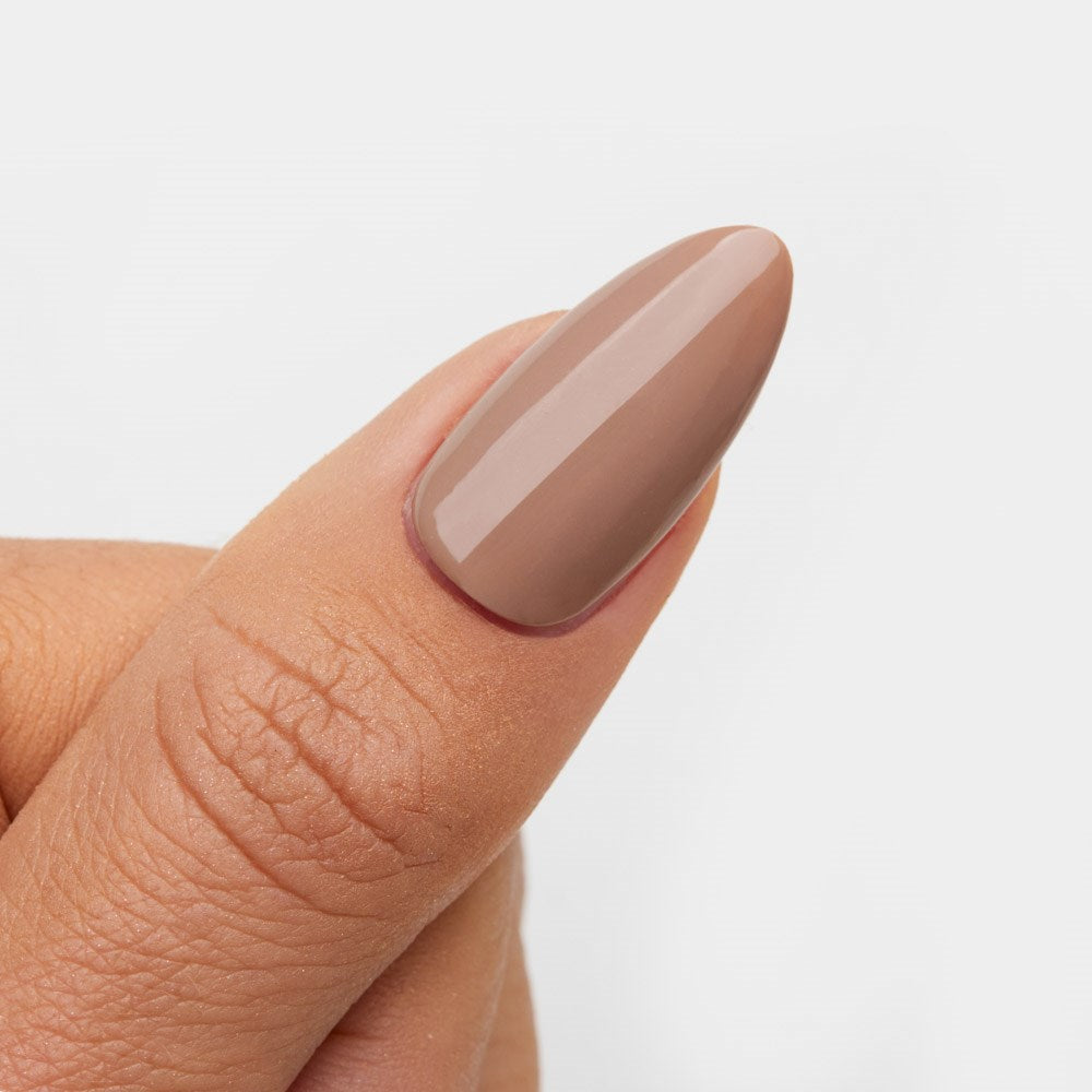 Gelous Cliff Hanger HEMA & TPO Free gel nail polish swatch - photographed in New Zealand on model
