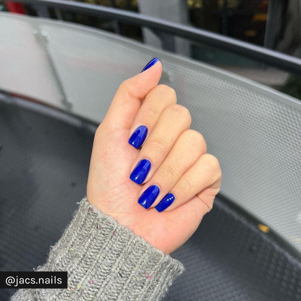 Gelous Cobalt gel nail polish - Instagram Photo