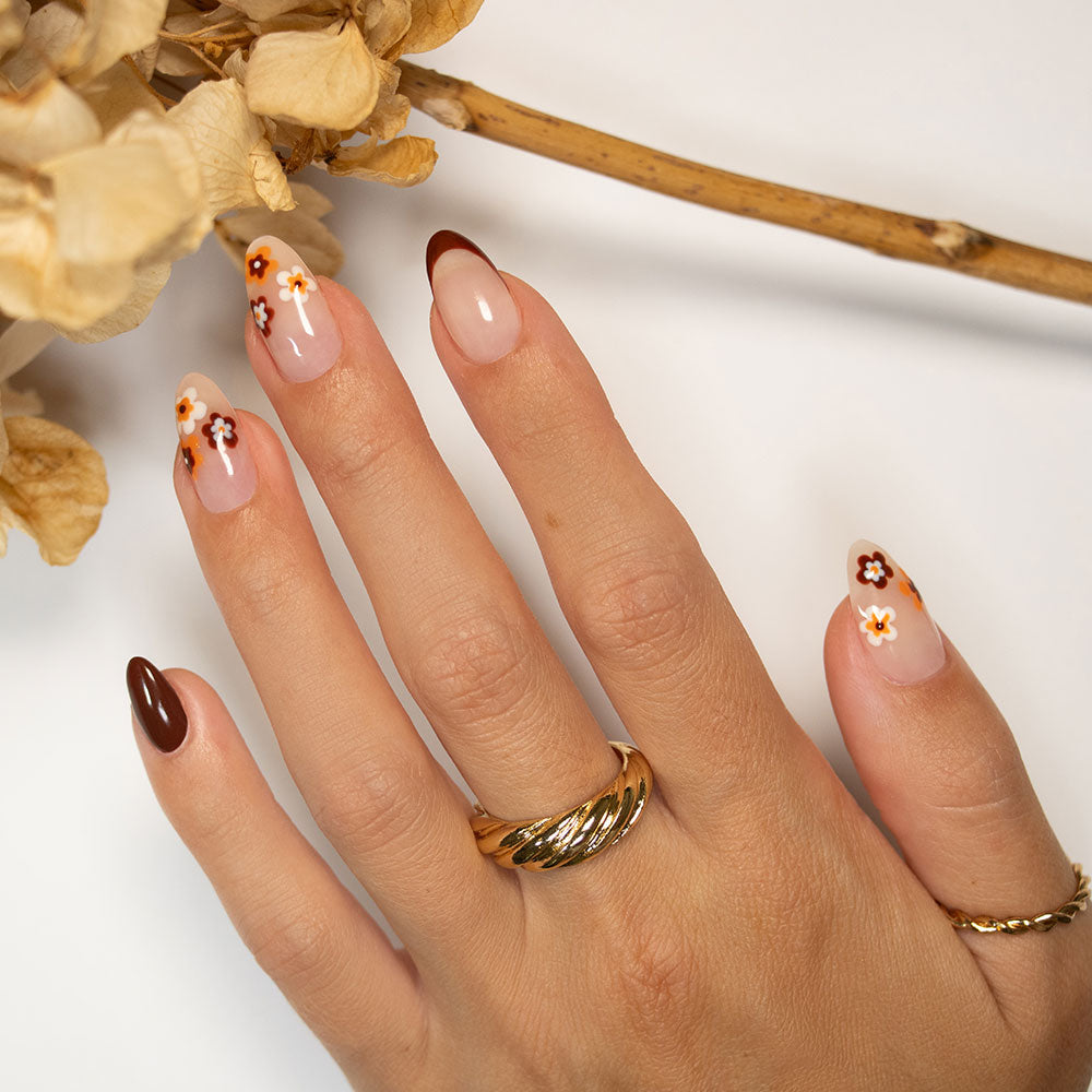Gelous Cocoa Loco HEMA & TPO Free gel nail polish - photographed in New Zealand on model