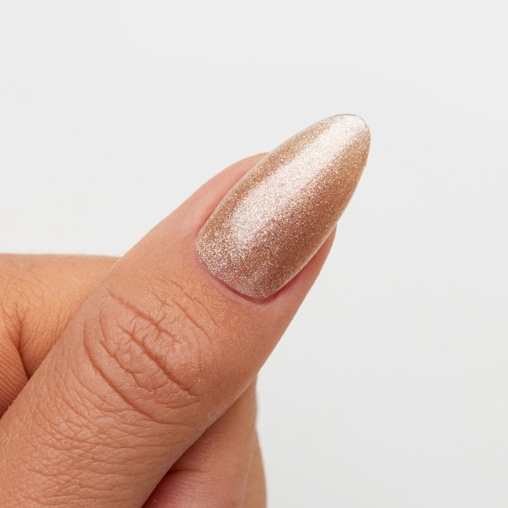 Gelous Champagne Showers gel nail polish swatch - photographed in New Zealand