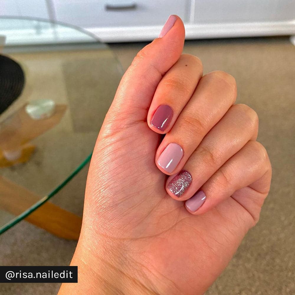 Gelous Dusty Pink gel nail polish - Instagram Photo