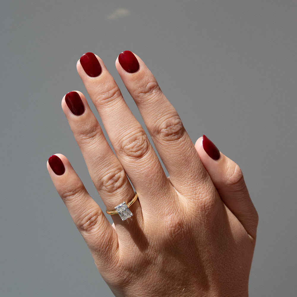 Gelous Dracula's Bride gel nail polish - photographed in New Zealand on model