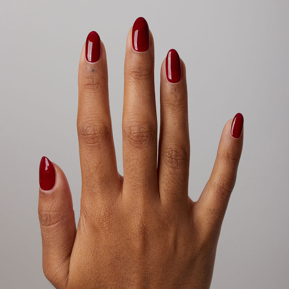 Gelous Dracula's Bride gel nail polish swatch - photographed in New Zealand