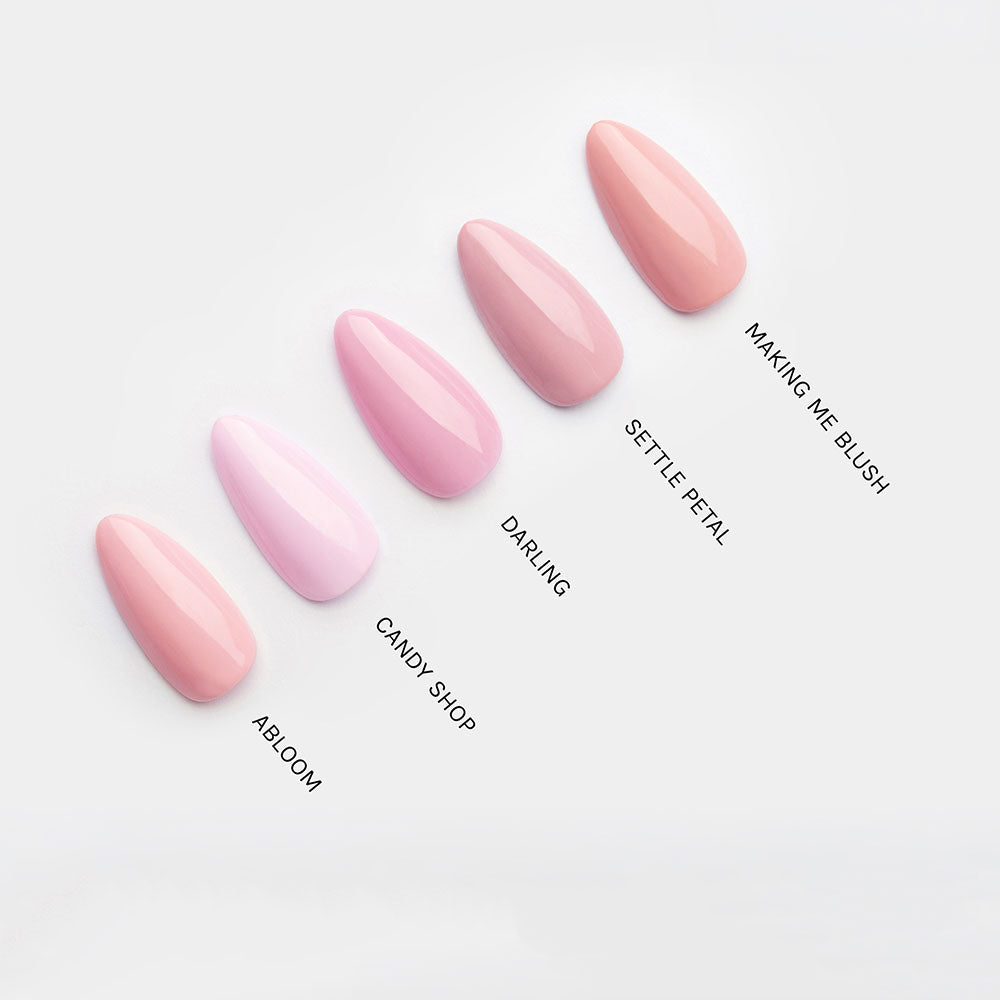 Gelous Darling gel nail polish comparison - photographed in New Zealand