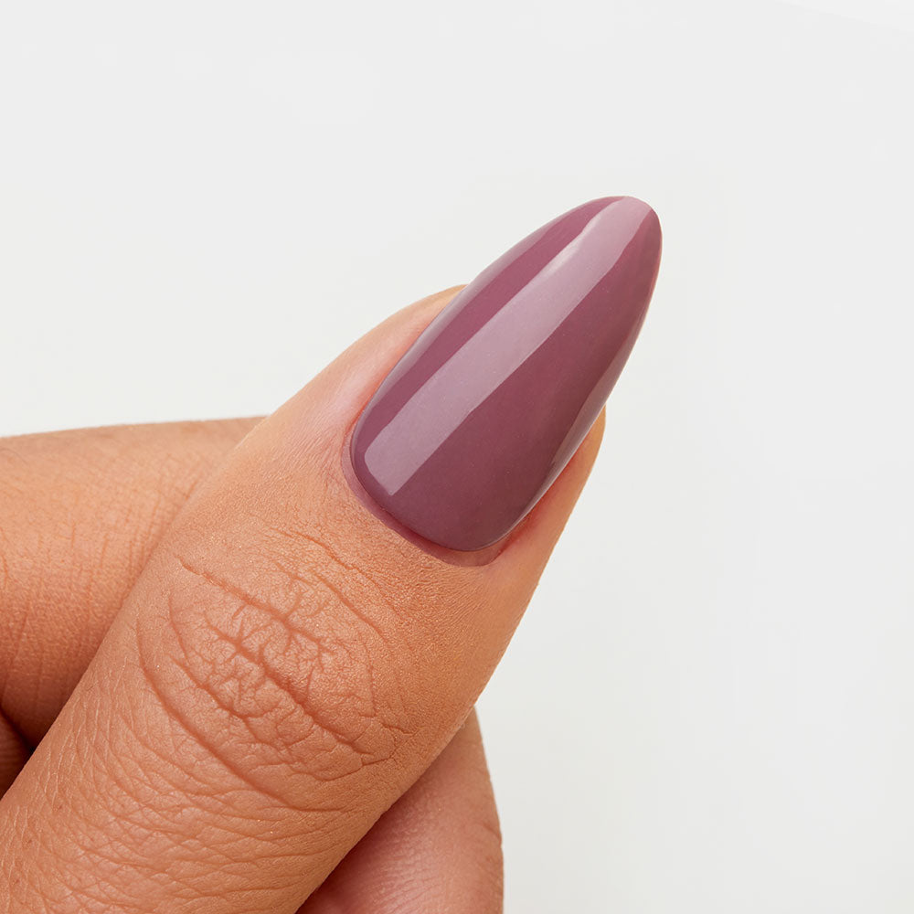 Gelous Earthy Red HEMA & TPO-Free gel nail polish swatch - photographed in New Zealand