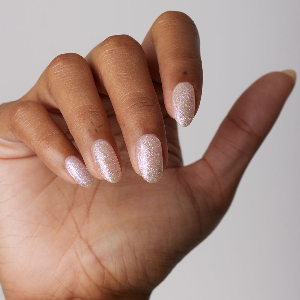 Gelous Fairy Dust gel nail polish swatch - photographed in New Zealand