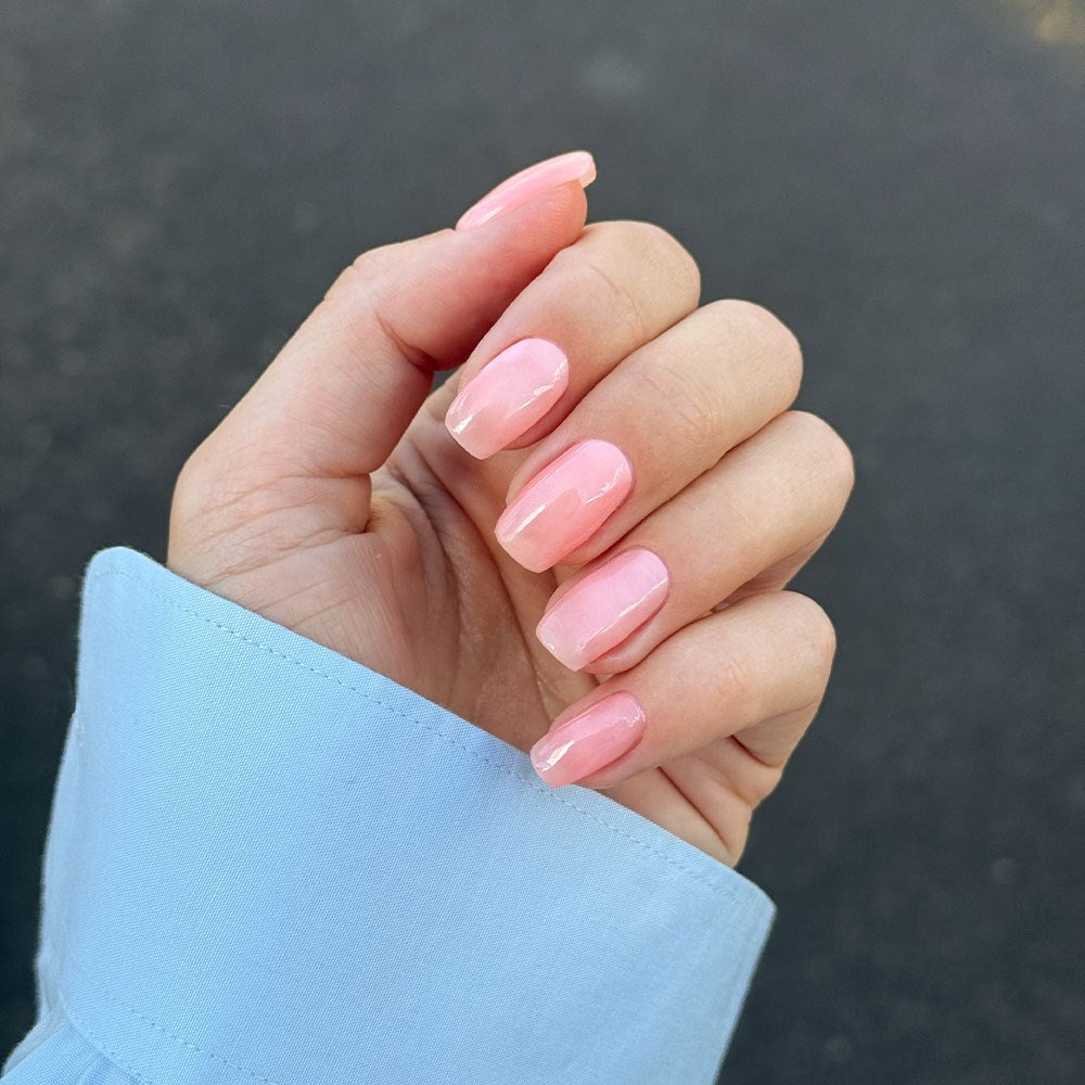 Gelous Fizz gel nail polish on model - photographed in New Zealand