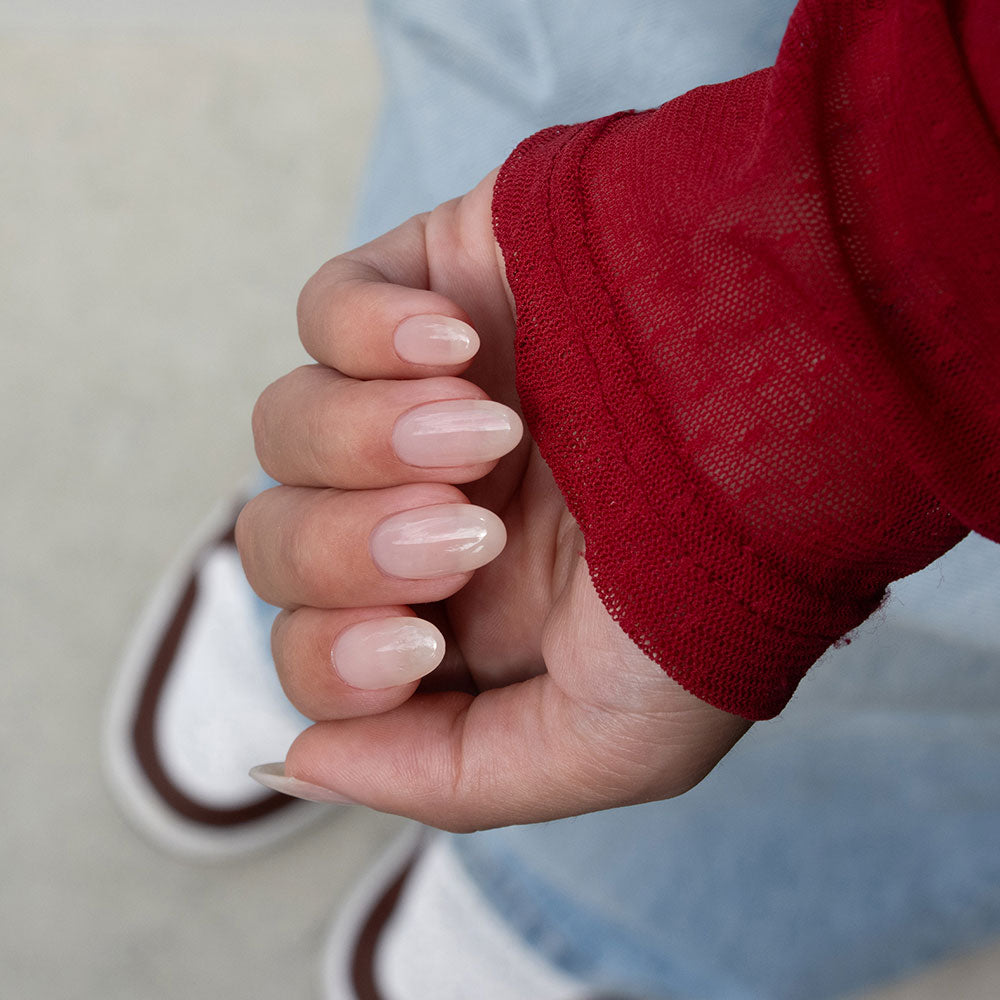 French Kiss gel nail polish - photographed in New Zealand on model