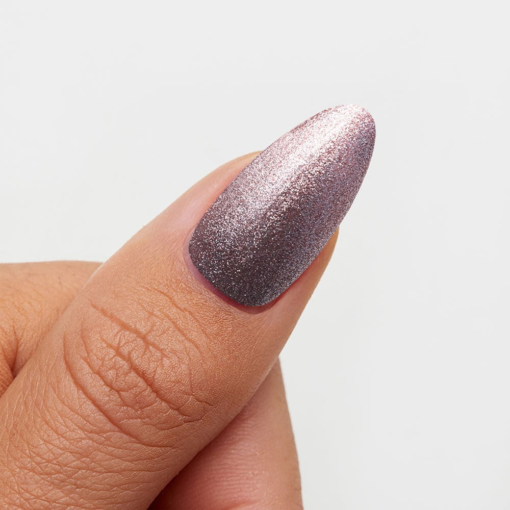 Gelous Feeling Rosy gel nail polish swatch - photographed in New Zealand