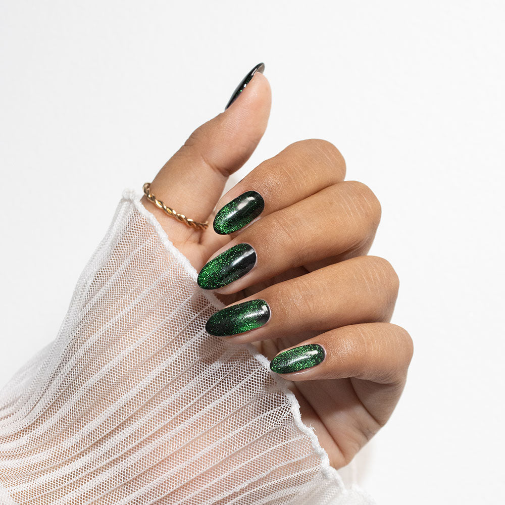 Gelous Fantasy Green Fairy gel nail polish - photographed in New Zealand on model