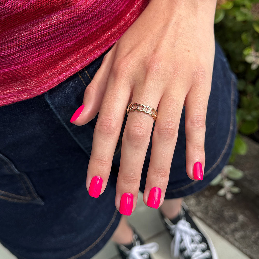 Gelous Girl About Town gel nail polish - photographed in New Zealand on model