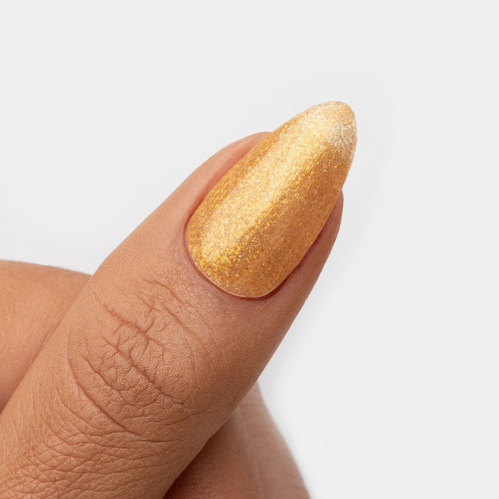 Gelous Golden Hour gel nail polish - photographed in New Zealand on model