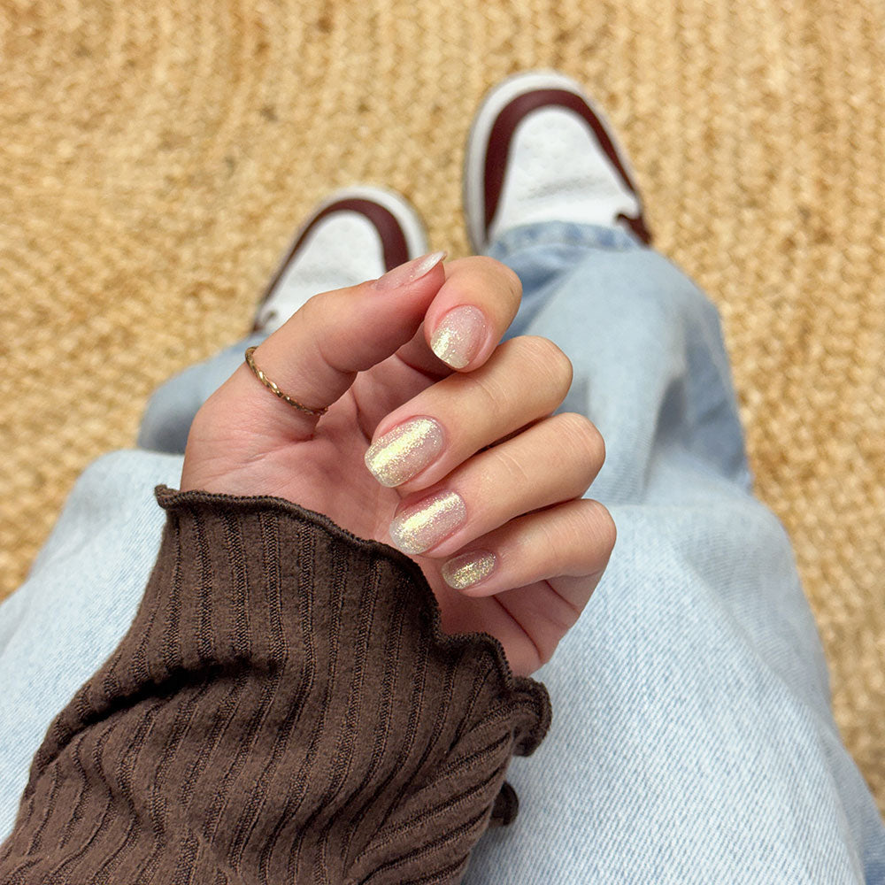 Gelous Glow Up gel nail polish - photographed in New Zealand on model