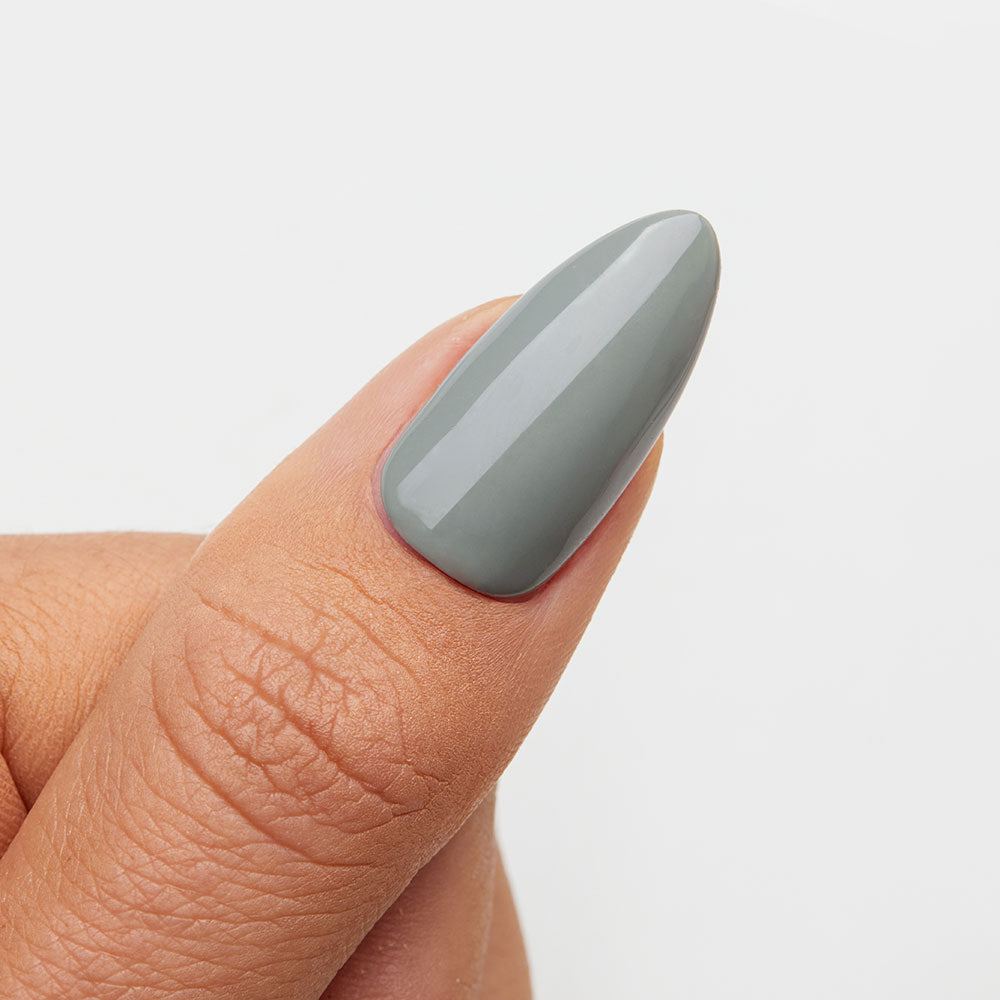 Gelous Grey Skies gel nail polish swatch - photographed in New Zealand
