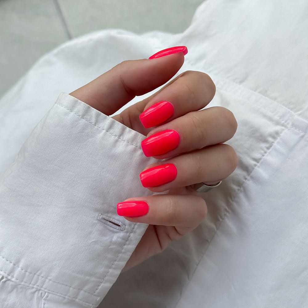 Gelous Hot Girl Summer gel nail polish - photographed in New Zealand on model