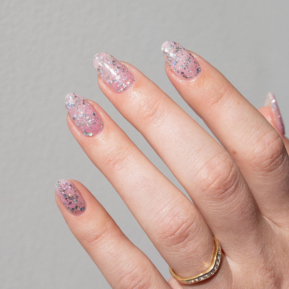 Gelous Ice Queen gel nail polish - photographed in New Zealand on model