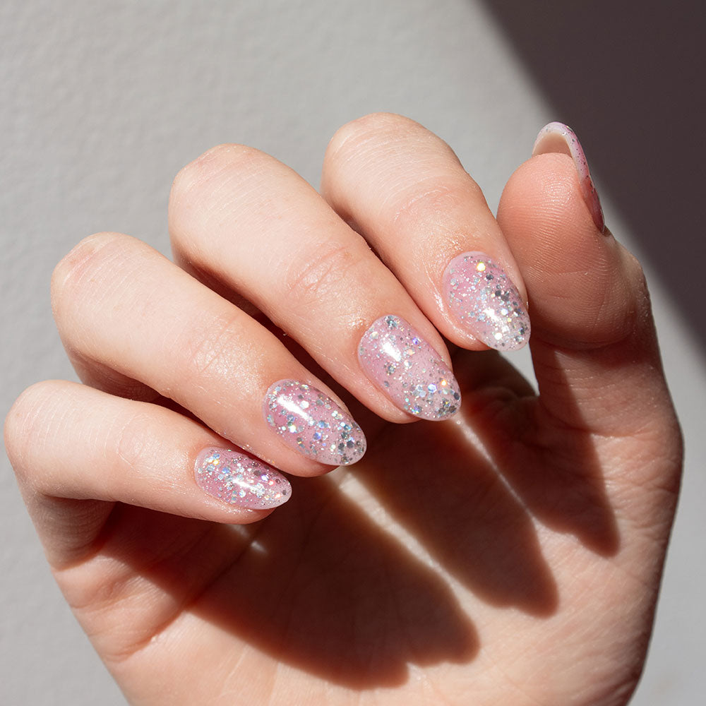 Gelous Ice Queen gel nail polish - photographed in New Zealand on model