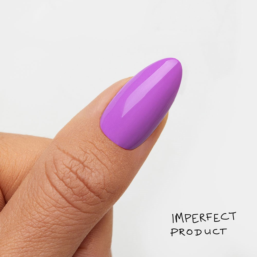 Gelous Imperfect Grape gel nail polish - photographed in New Zealand on model