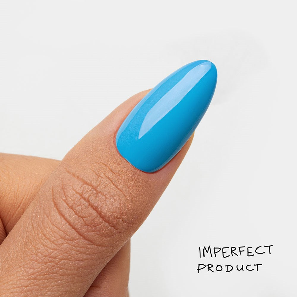 Gelous Imperfect Poolside gel nail polish - photographed in New Zealand on model