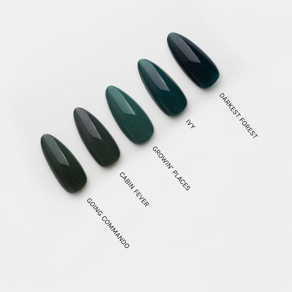Gelous Ivy gel nail polish comparison - photographed in New Zealand