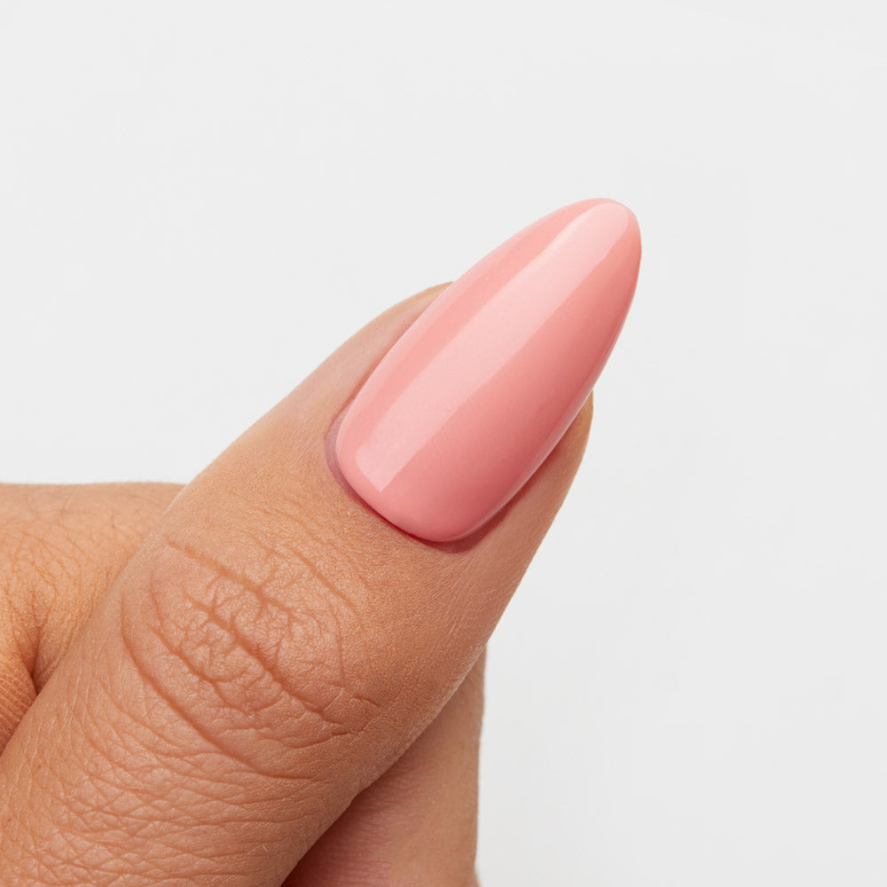 Gelous Just Peachy gel nail polish swatch - photographed in New Zealand