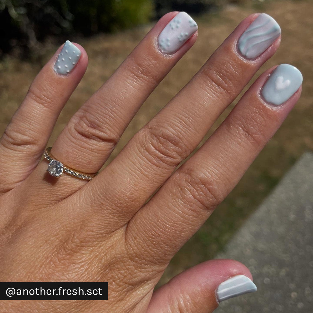 Gelous Baby Blues gel nail polish - Instagram Photo