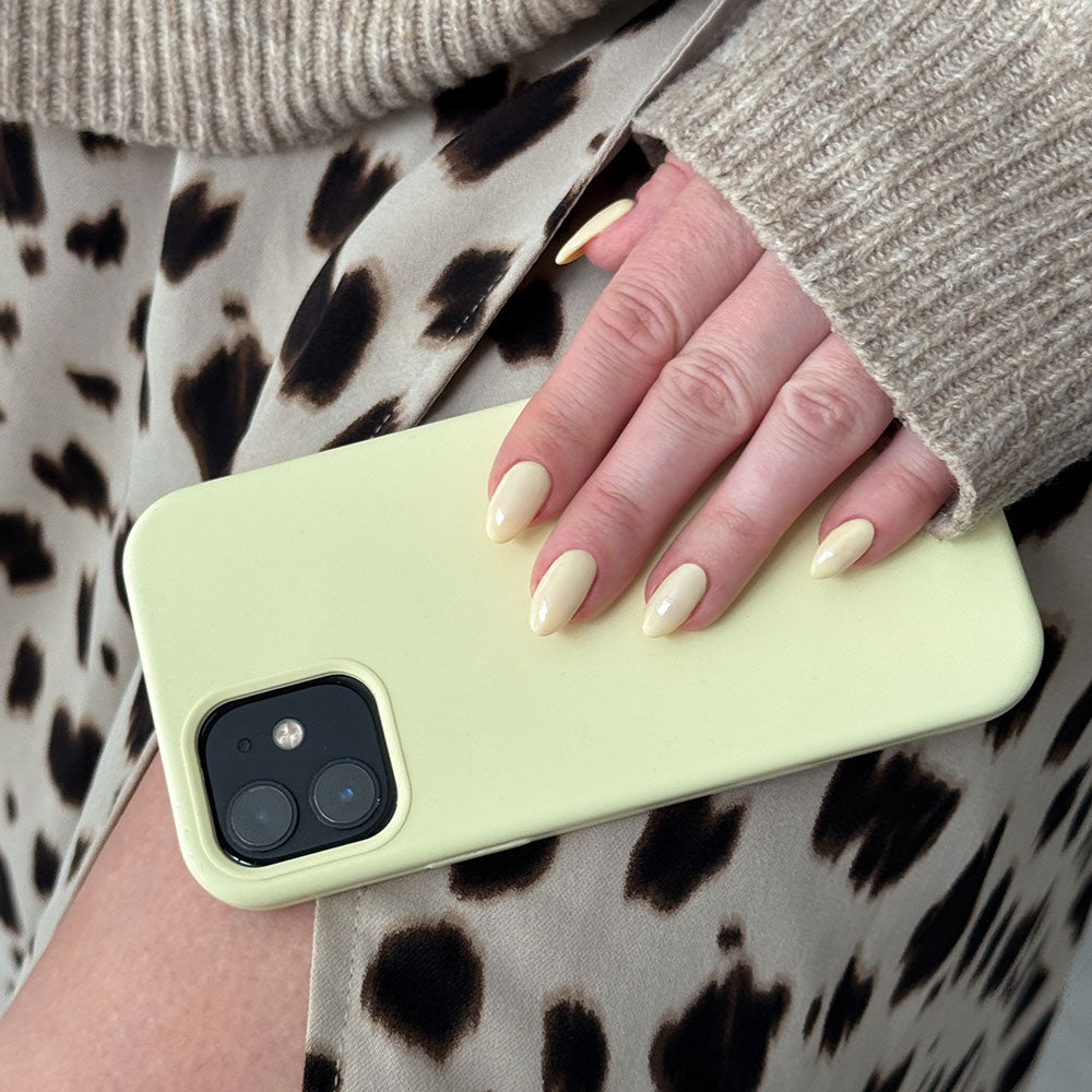 Gelous Lemon Sorbet gel nail polish - photographed in New Zealand on model