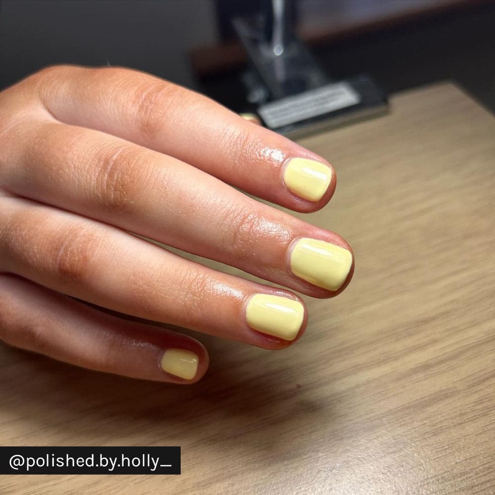 Gelous Lemon Sorbet gel nail polish - Instagram Photo