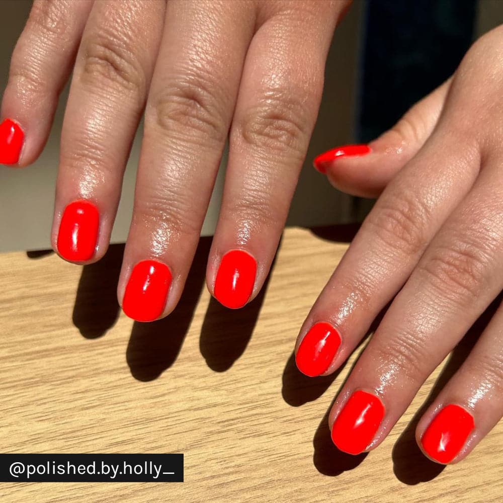 Gelous Lady in Red gel nail polish - Instagram Photo