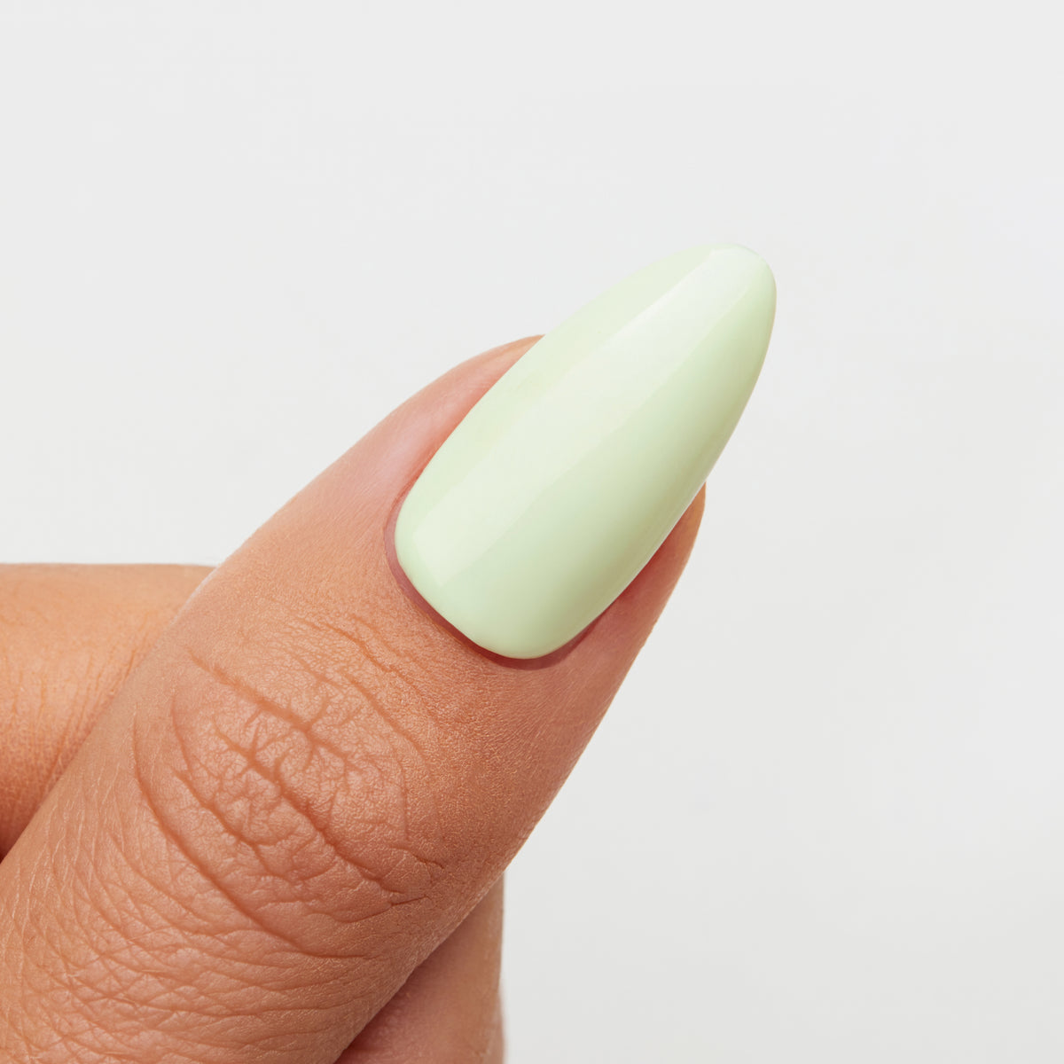 Gelous Lime Sorbet gel nail polish swatch - photographed in New Zealand