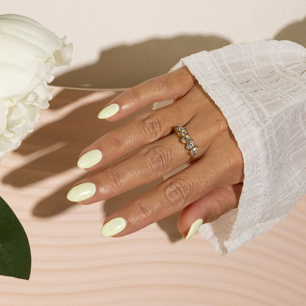 Gelous Lime Sorbet gel nail polish - photographed in New Zealand on model