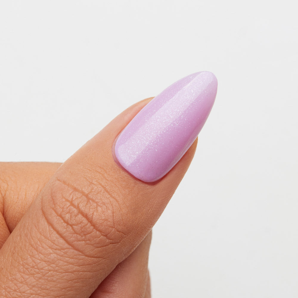 Gelous Lilac Ice gel nail polish swatch - photographed in New Zealand