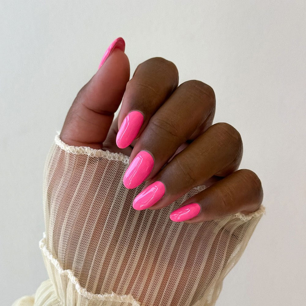 Gelous Lollipop gel nail polish - photographed in New Zealand on model