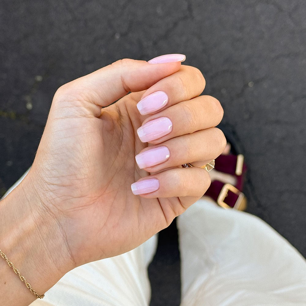 Gelous Macaron gel nail polish - photographed in New Zealand on model