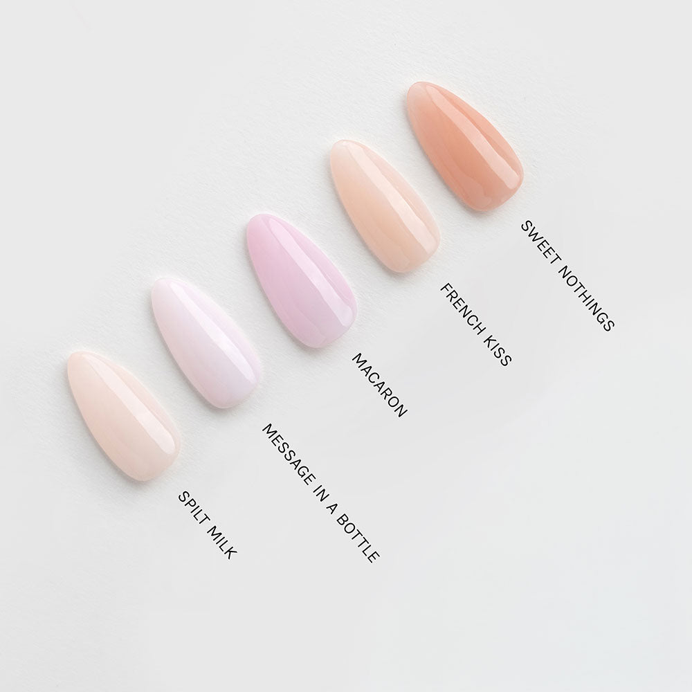 Gelous Macaron gel nail polish comparison - photographed in New Zealand