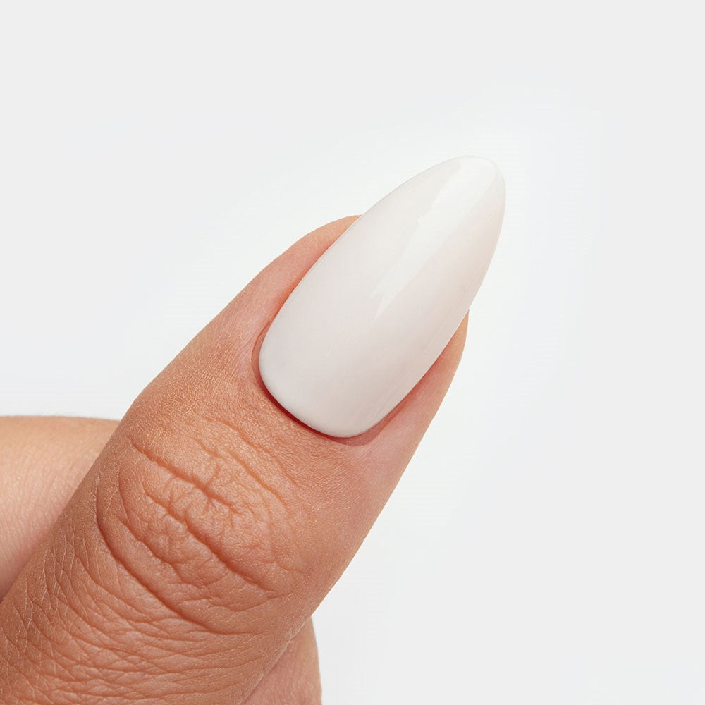 Gelous Milk and Honey HEMA & TPO Free gel nail polish swatch - photographed in New Zealand on model