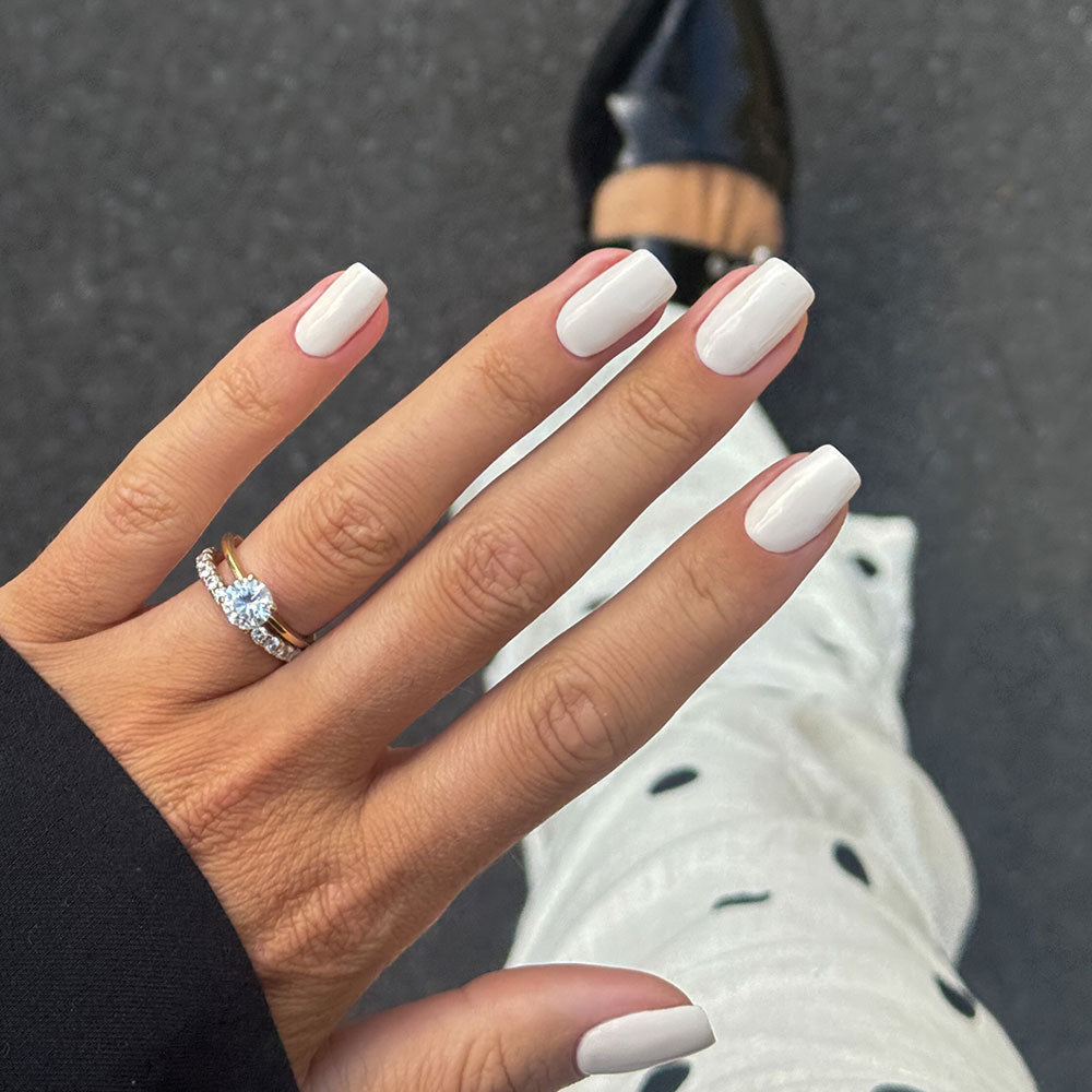 Gelous Milk and Honey HEMA & TPO Free gel nail polish - photographed in New Zealand on model