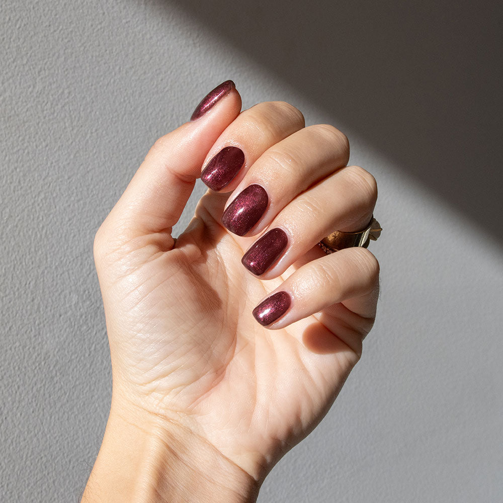 Gelous Mull it Over HEMA & TPO Free gel nail polish - photographed in New Zealand on model