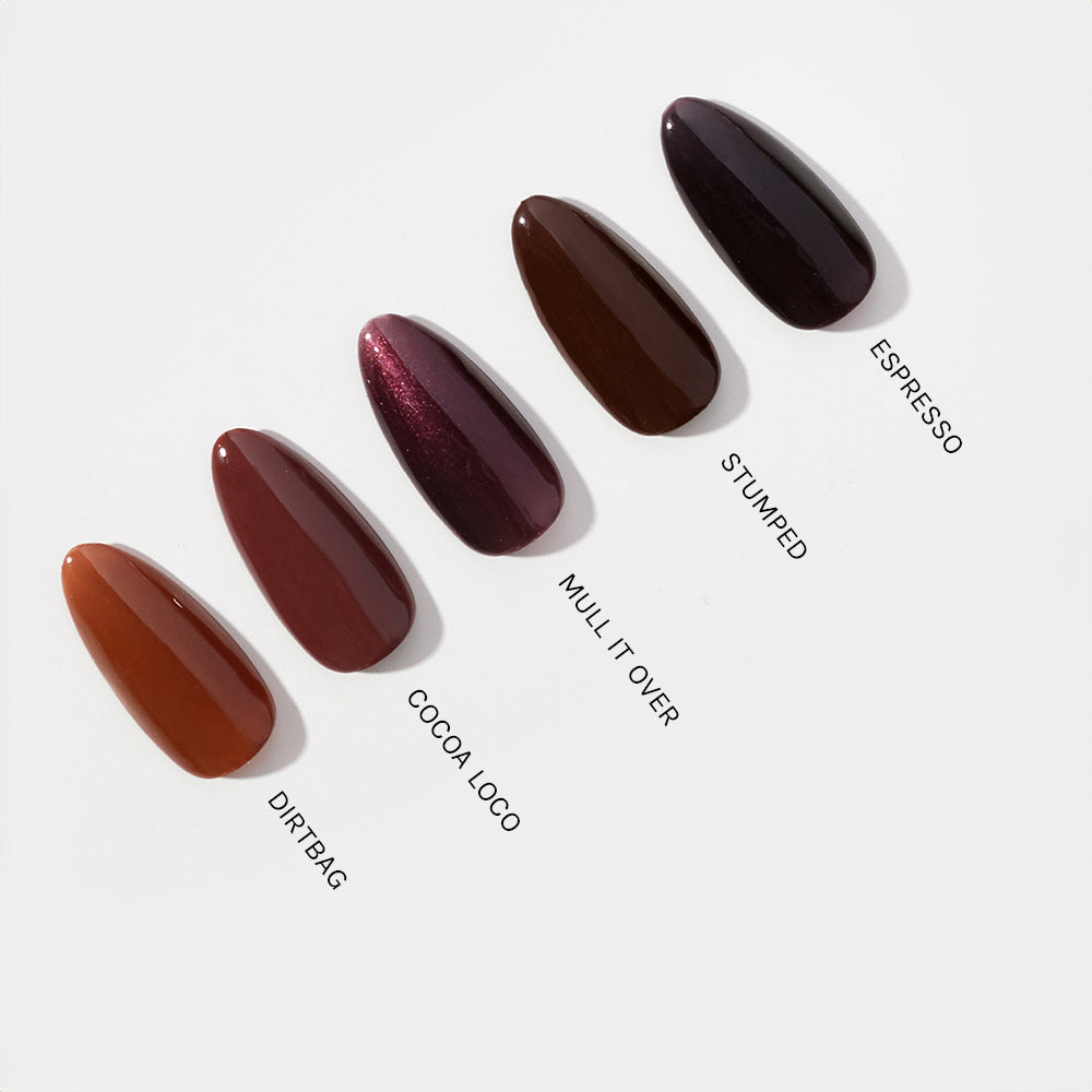 Gelous Mull it Over gel nail polish comparison - photographed in New Zealand