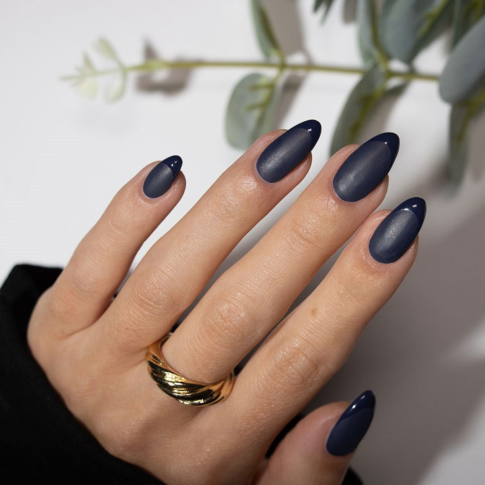 Gelous Melancholia HEMA & TPO Free gel nail polish - photographed in New Zealand on model