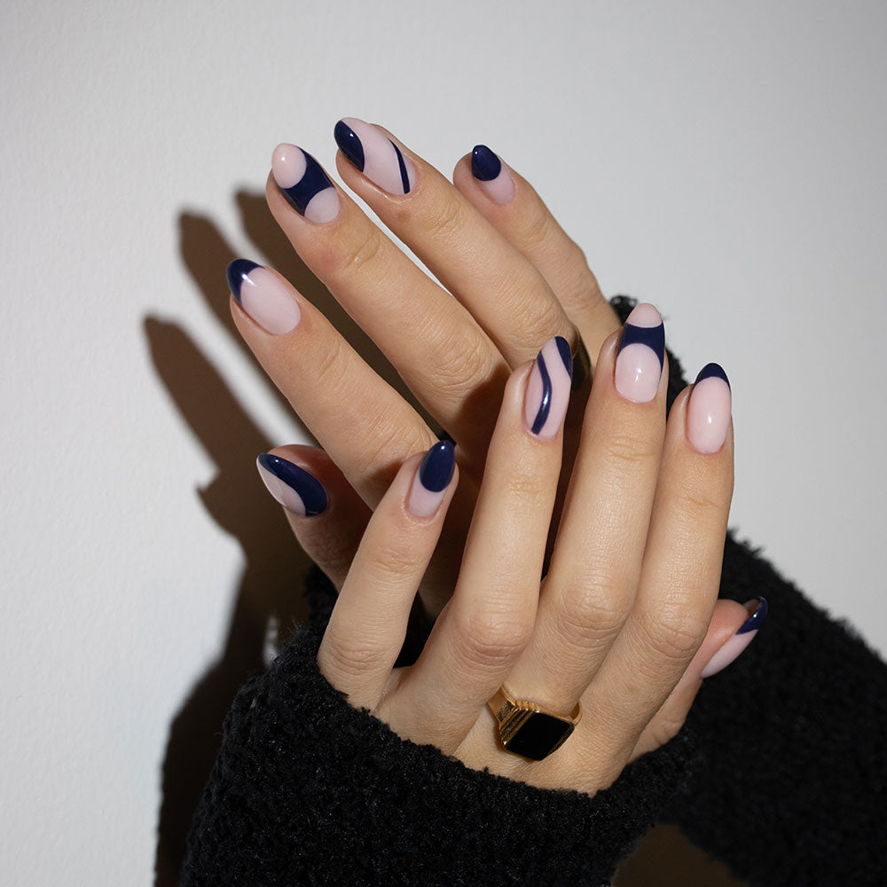 Gelous Melancholia HEMA & TPO Free gel nail polish - photographed in New Zealand on model