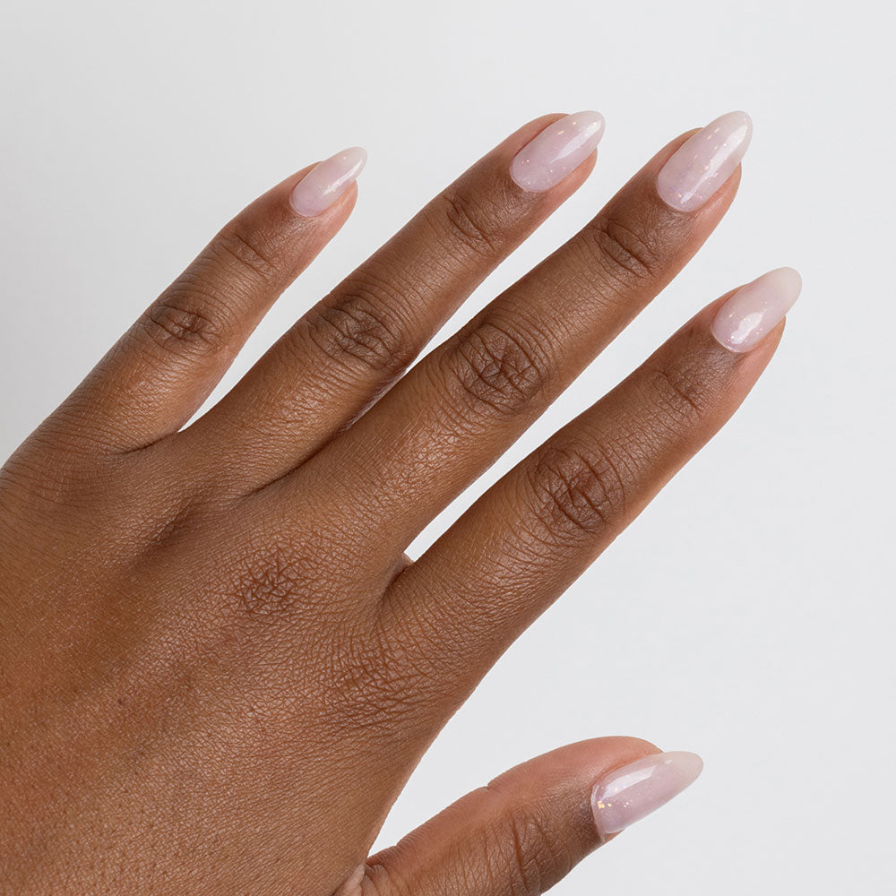 Gelous Mallow gel nail polish - photographed in New Zealand on model