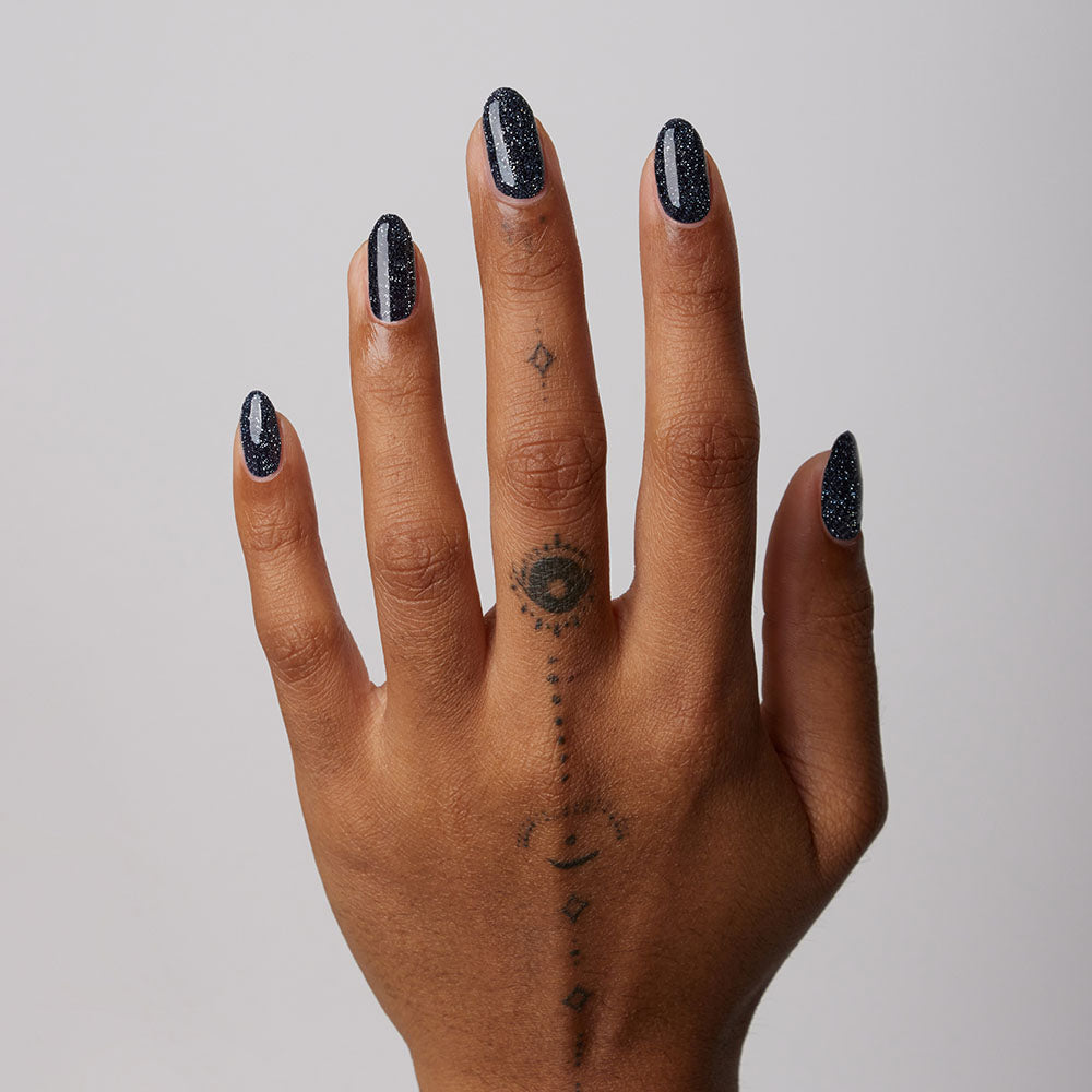 Gelous Meet Me At Midnight gel nail polish - photographed in New Zealand on model