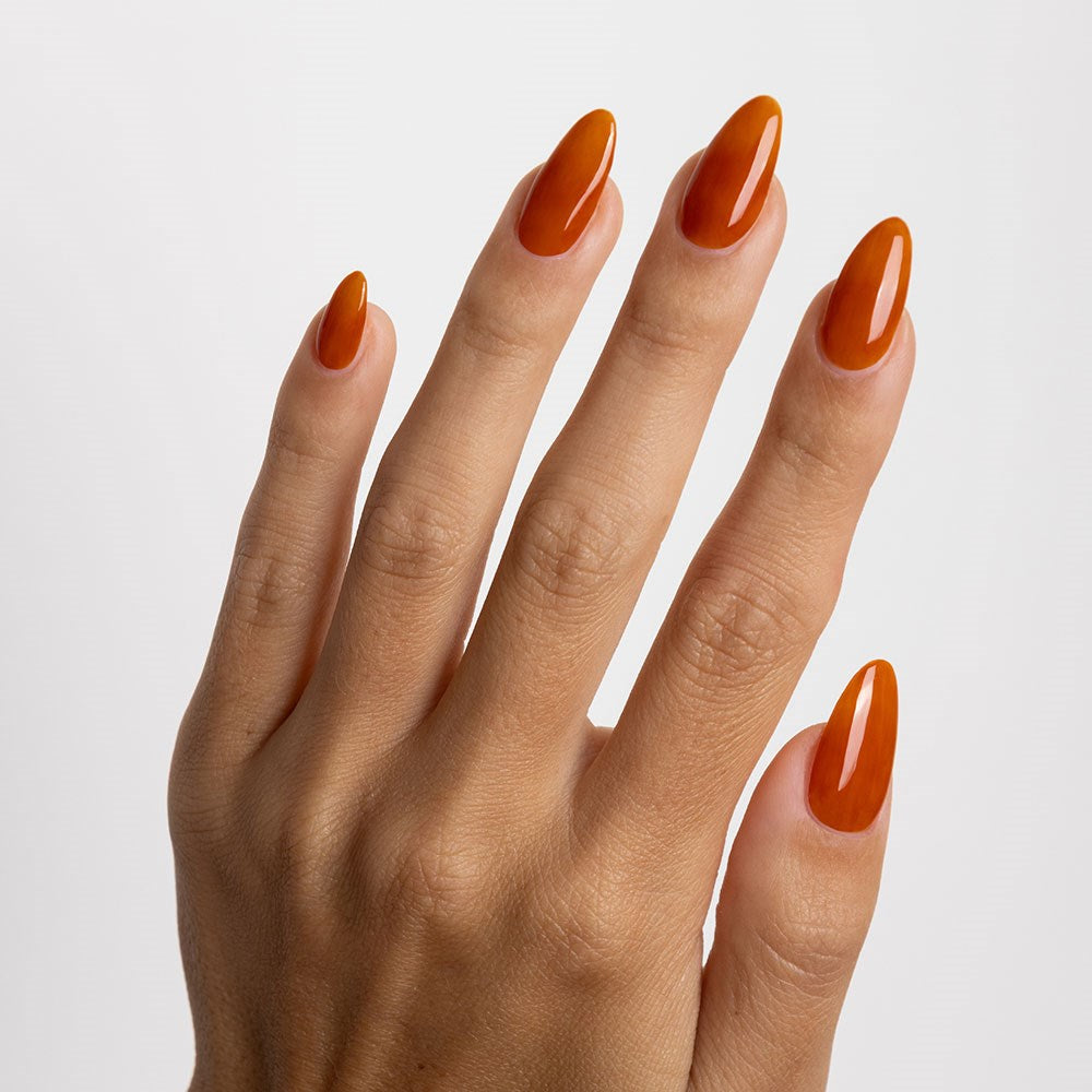 Gelous Maple gel nail polish - photographed in New Zealand on model